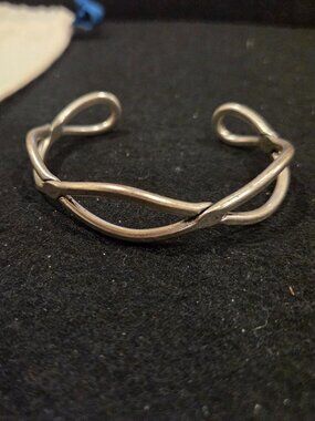 Chloe & Isabel Wire Bracelet Adjustable Brass Plate Adjustable Cuff